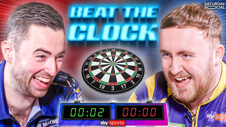 Luke Littler takes on great rival Luke Humphries in an enthralling beat the clock challenge!