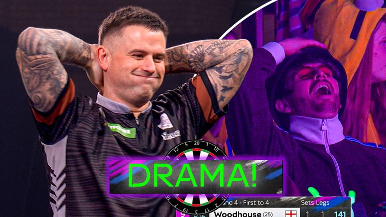 WOODHOUSE DARTS 9-DARTER