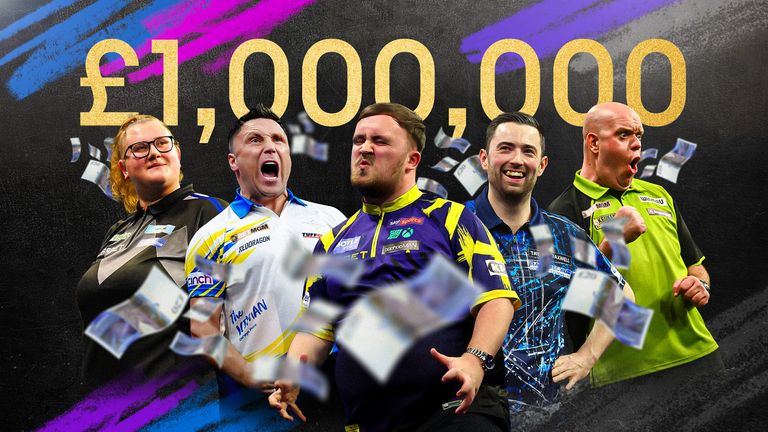 There is £1,000,000 on the line at the World Darts Championship 2026 