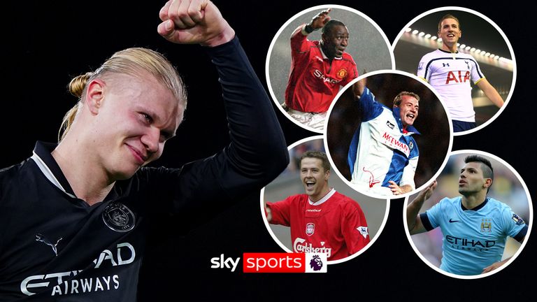 ERLING HAALAND FASTEST TO 100 PREMIER LEAGUE GOALS