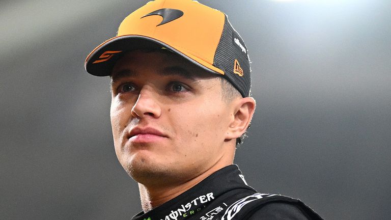 Lando Norris at the 2025 Abu Dhabi GP