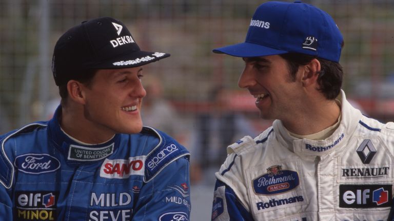 Michael Schumacher controversially beat Damon Hill to the 1994 Drivers' Championship