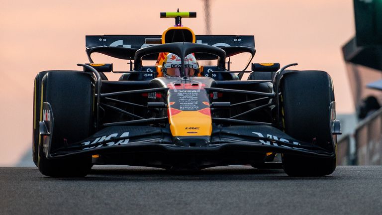 Yuki Tsunoda at the Abu Dhabi GP