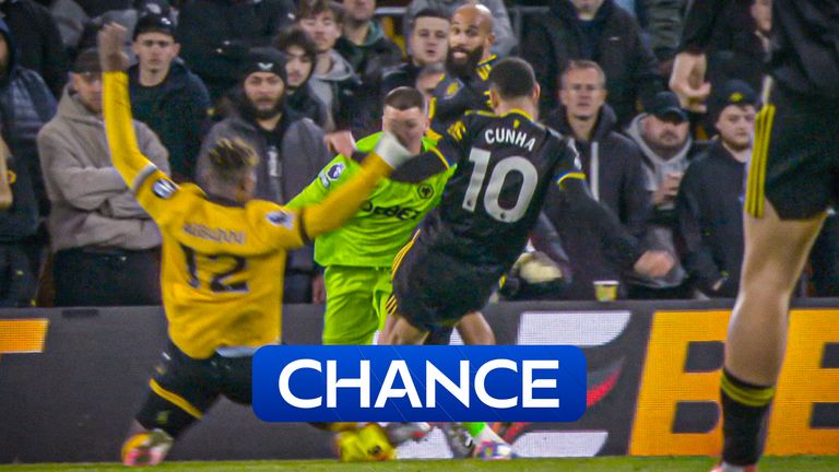 CUNHA MISSED CHANCE V WOLVES 08 12 25