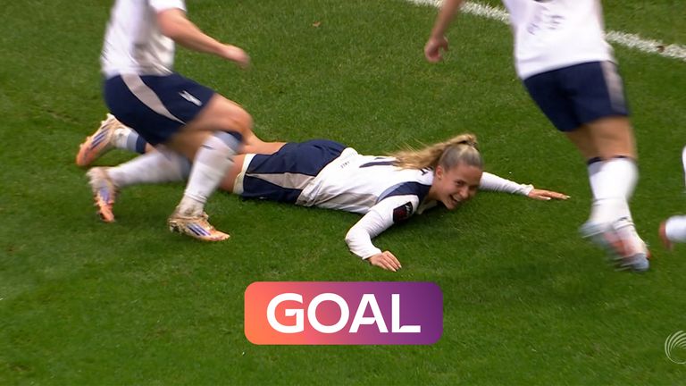 Olivia Holdt Tottenham Hotspur vs Aston Villa