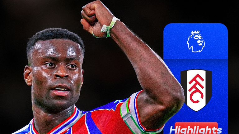 Vertical highlights from the match between Fulham and Crystal Palace.