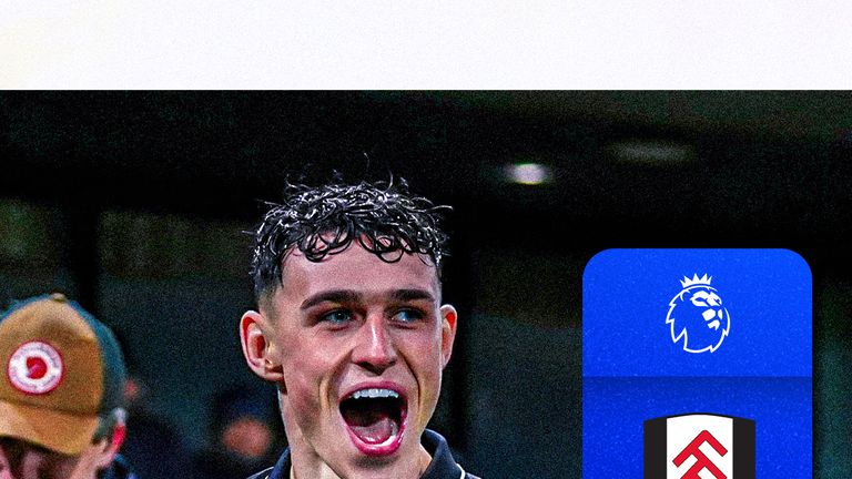 Vertical highlight from the Premier League match between Fulham and Manchester City.