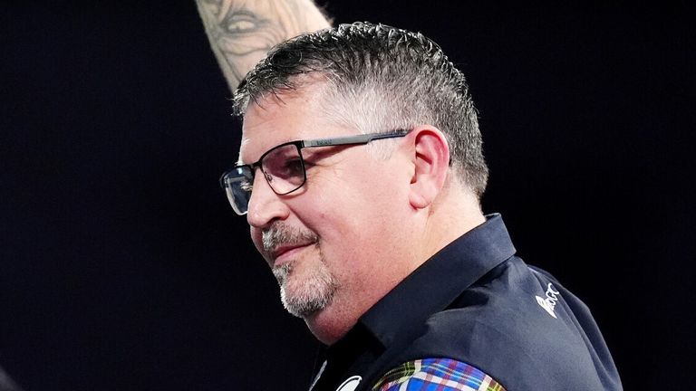 Gary Anderson at the World Darts Championship