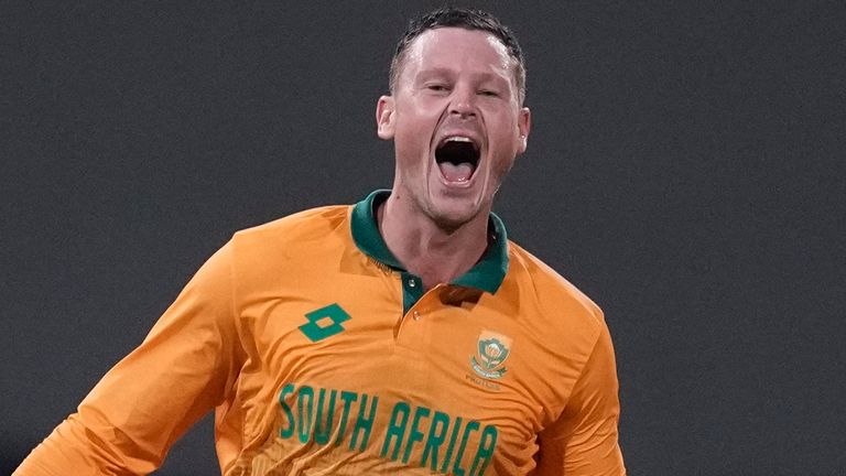 South Africa's George Linde, T20 cricket (Associated Press)