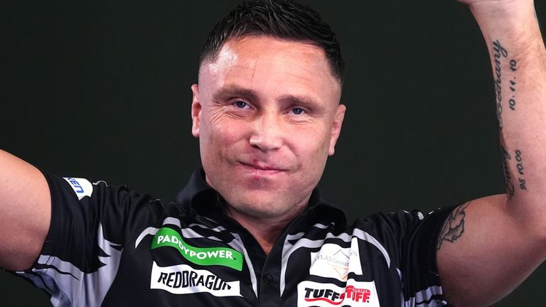 Gerwyn Price at the World Darts Championship