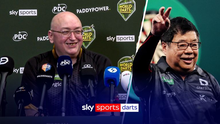World Darts Championship | Andrew Gilding jokes after being called an 'Elder statesman' of darts