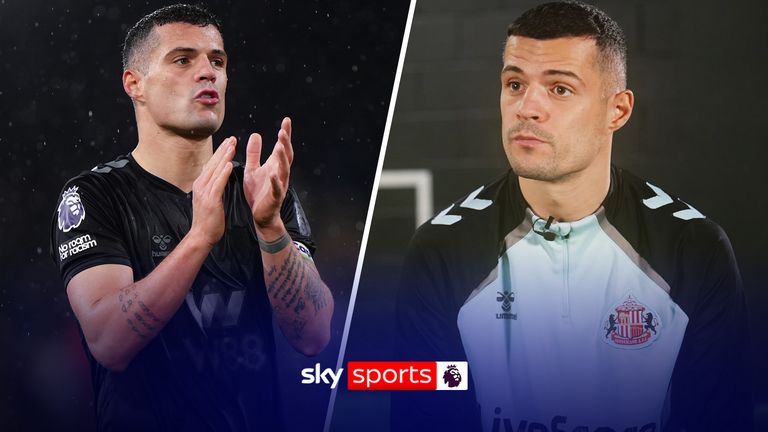 Granit Xhaka talks season so far, his role at Sunderland and looking ahead to an important Newcastle derby.
