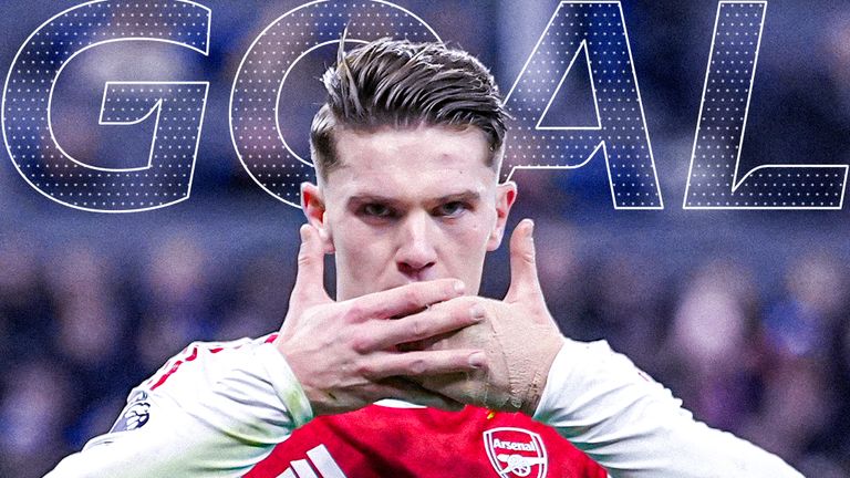 Gyokeres scores for Arsenal against Everton