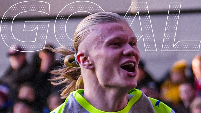 Haaland scores for Man City