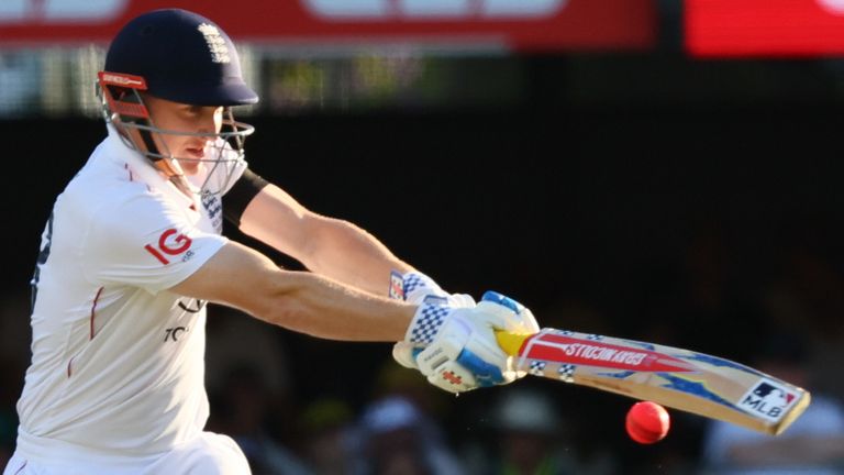 England's Harry Brook (Associated Press)