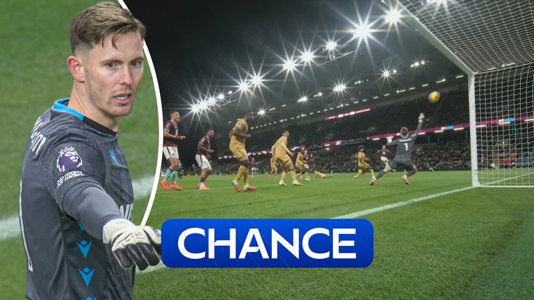 Henderson makes big save to deny Burnley.