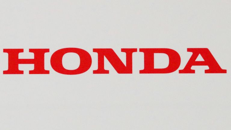 The logo of Honda Motor Co