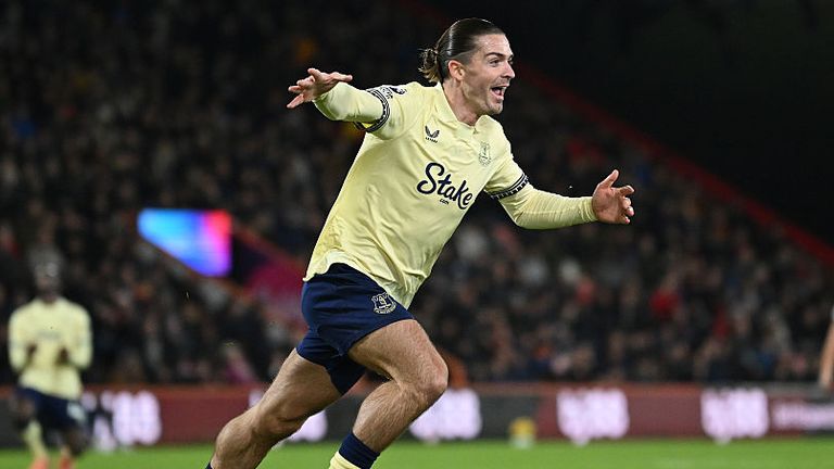 Jack Grealish celebrates his winner