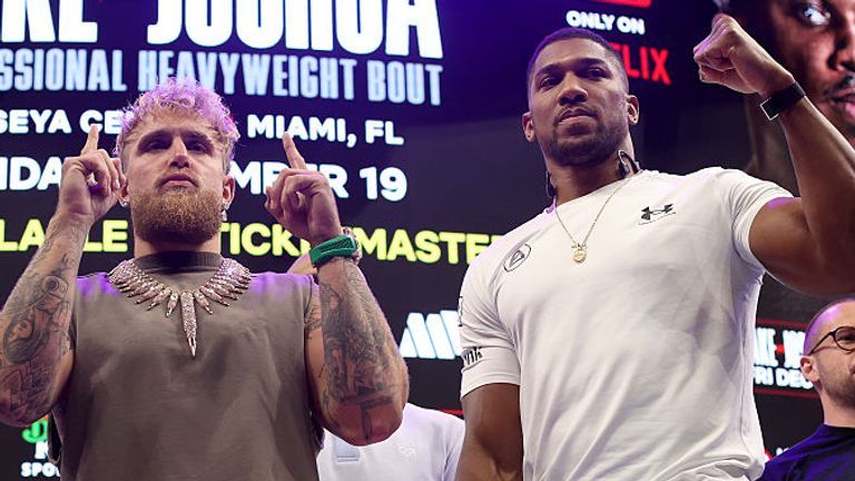 Jake Paul, Anthony Joshua 