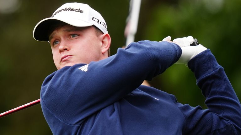 Jayden Schaper during day one of the Betfred British Masters 2025
