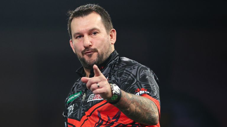 Jonny Clayton Photos taken during the 2026 Paddy Power World Darts Championship at Alexandra Palace, London.