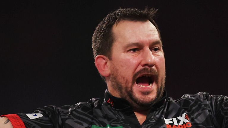 Jonny Clayton at the World Darts Championship