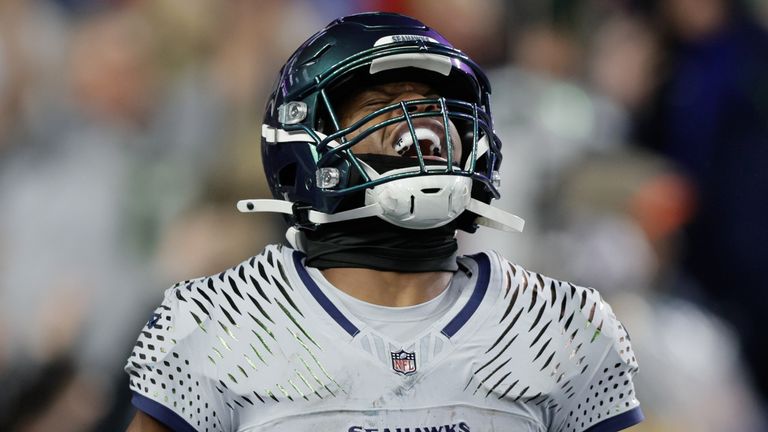 Seattle Seahawks running back Kenneth Walker III