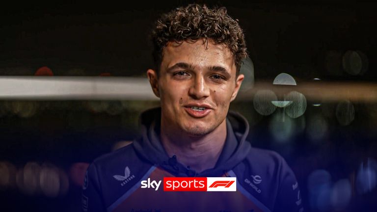 Lando Norris sends special message to Sky Sports fans