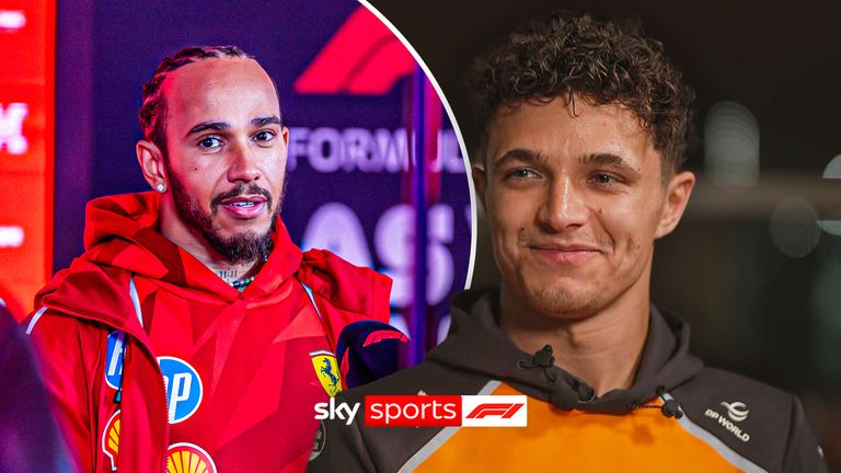 LANDO NORRIS LEWIS HAMILTON