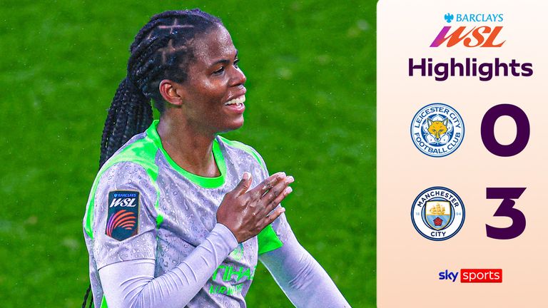 Highlights from Leicester Manchester City.