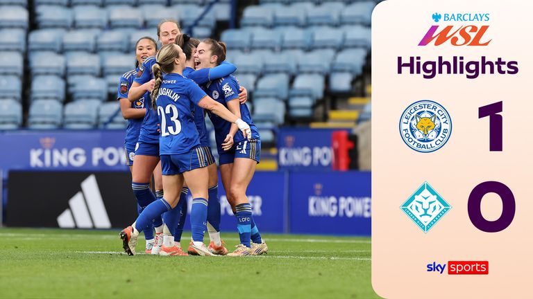 Highlights from the WSL clash between Leicester City and London City Lionesses.