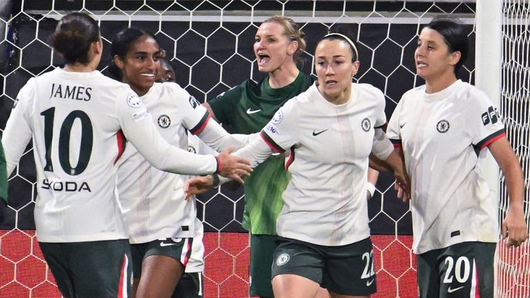 Lucy Bronze scored Chelsea's equaliser