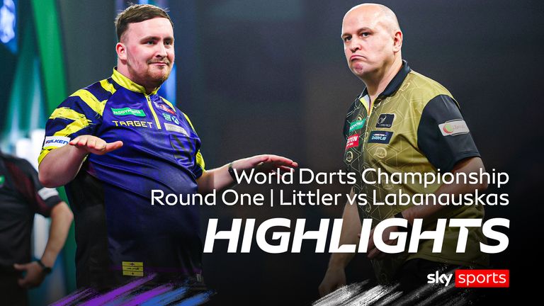 World Darts Championship Highlights: Luke Littler vs Darius Labanauskas