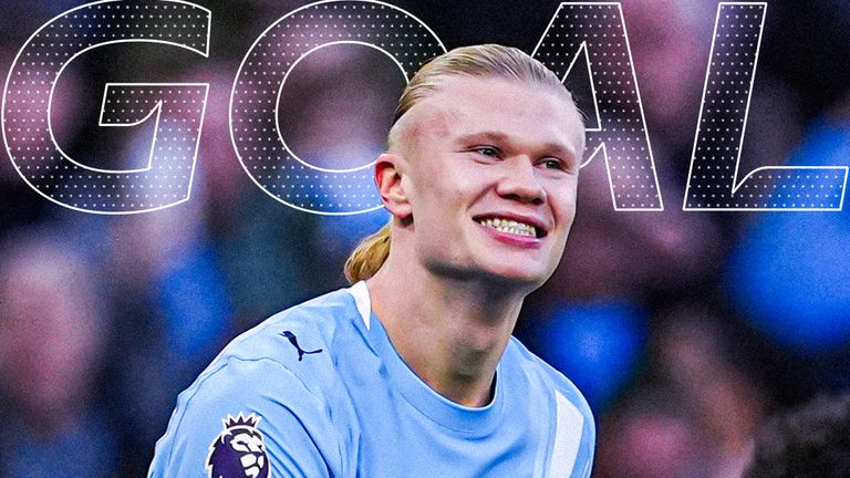 Haaland scores for Man City