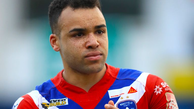 Mason Caton-Brown when playing for Wakefield in 2017