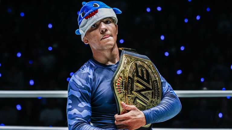 Diogo "Baby Shark" Reis was the other victory on a big night in the ONE Championship
