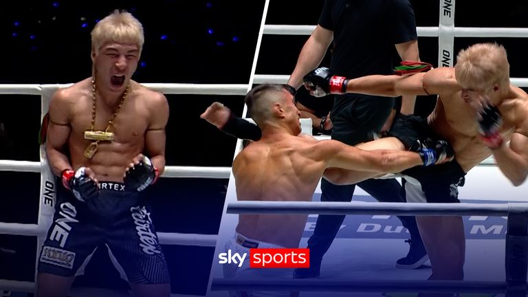 Yod-IQ Or Pimolsri brutally knockouts his opponent Alexey Balyko after well-timed kick which wins him a massive ONE Championship contract.  