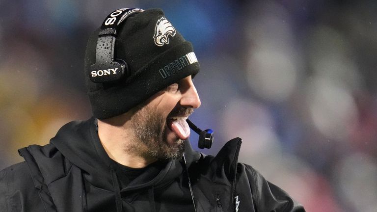 Philadelphia Eagles head coach Nick Sirianni 