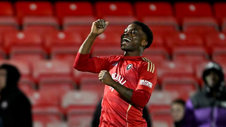 Kelly N'mai después del tiempo completo contra Leyton Orient