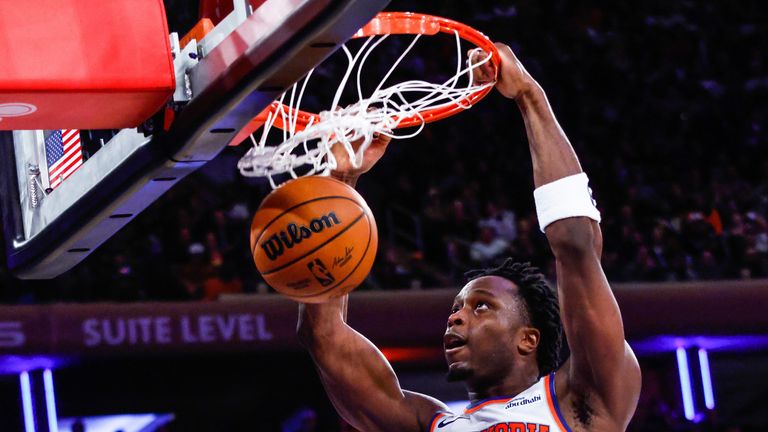 New York Knicks' OG Anunoby (Associated Press)
