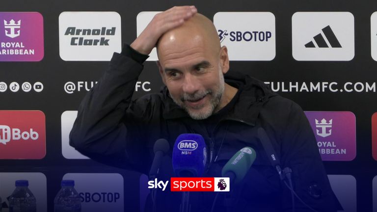 ‘I lost my hair!’ | Pep Pep Guardiola&#39;s hilarious reaction to Manchester City’s nine-goal win over Fulham