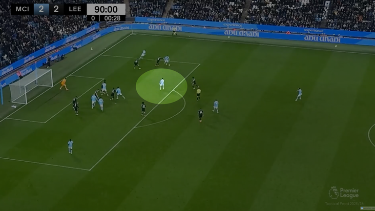 Foden's winner was scored while Haaland occupied three defenders centrally