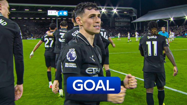 Foden scores his second goal for Man City!