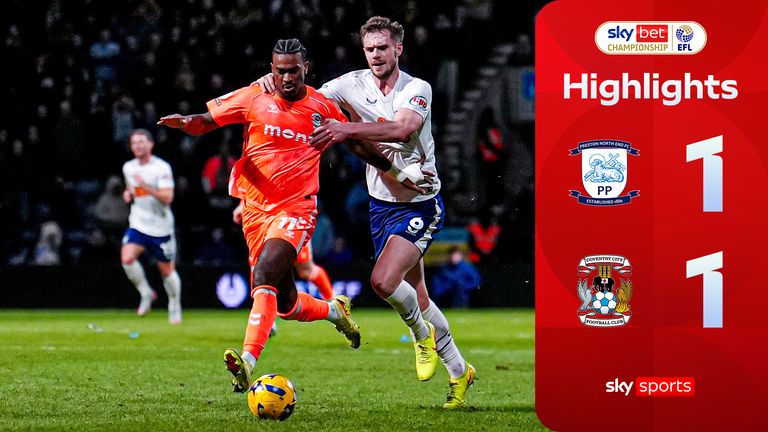 PRESTON 1-1 COVENTRY