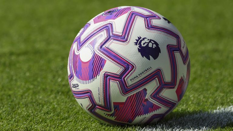 General view of the match ball during the Premier League match at the Vitality Stadium, Bournemouth. Picture date: Saturday August 2025