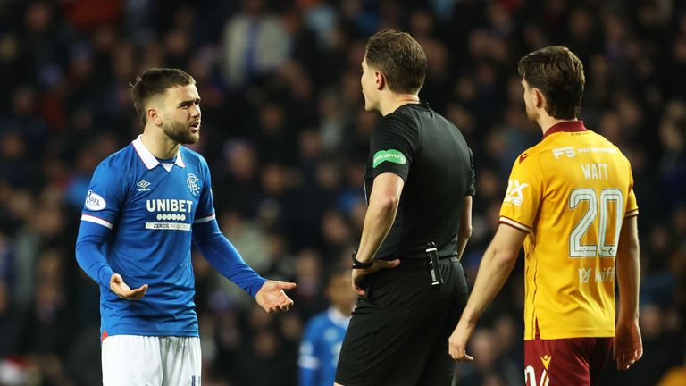 Nicolas Raskin's goal was ruled out for offside