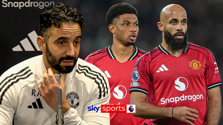 Ruben Amorim Bryan Mbeumo and Amad Diallo