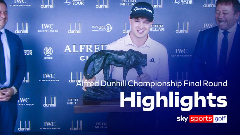 Schapers wins play-off to clinch Alfred Dunhill Championship