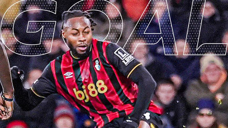 Semenyo scores for Bournemouth