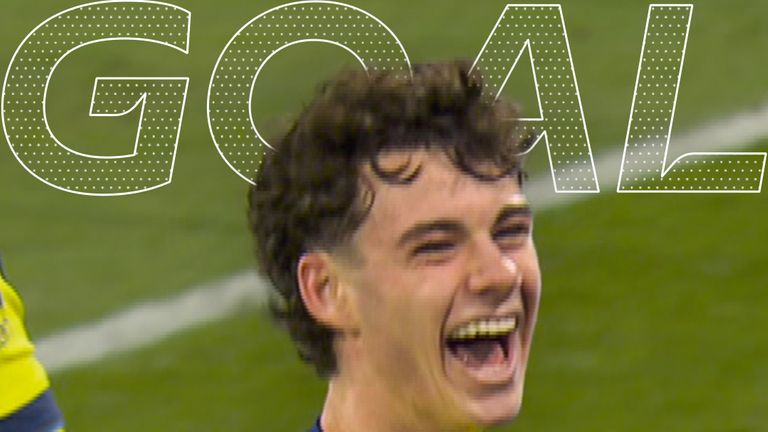 Archie Gray scores first senior goal for Spurs